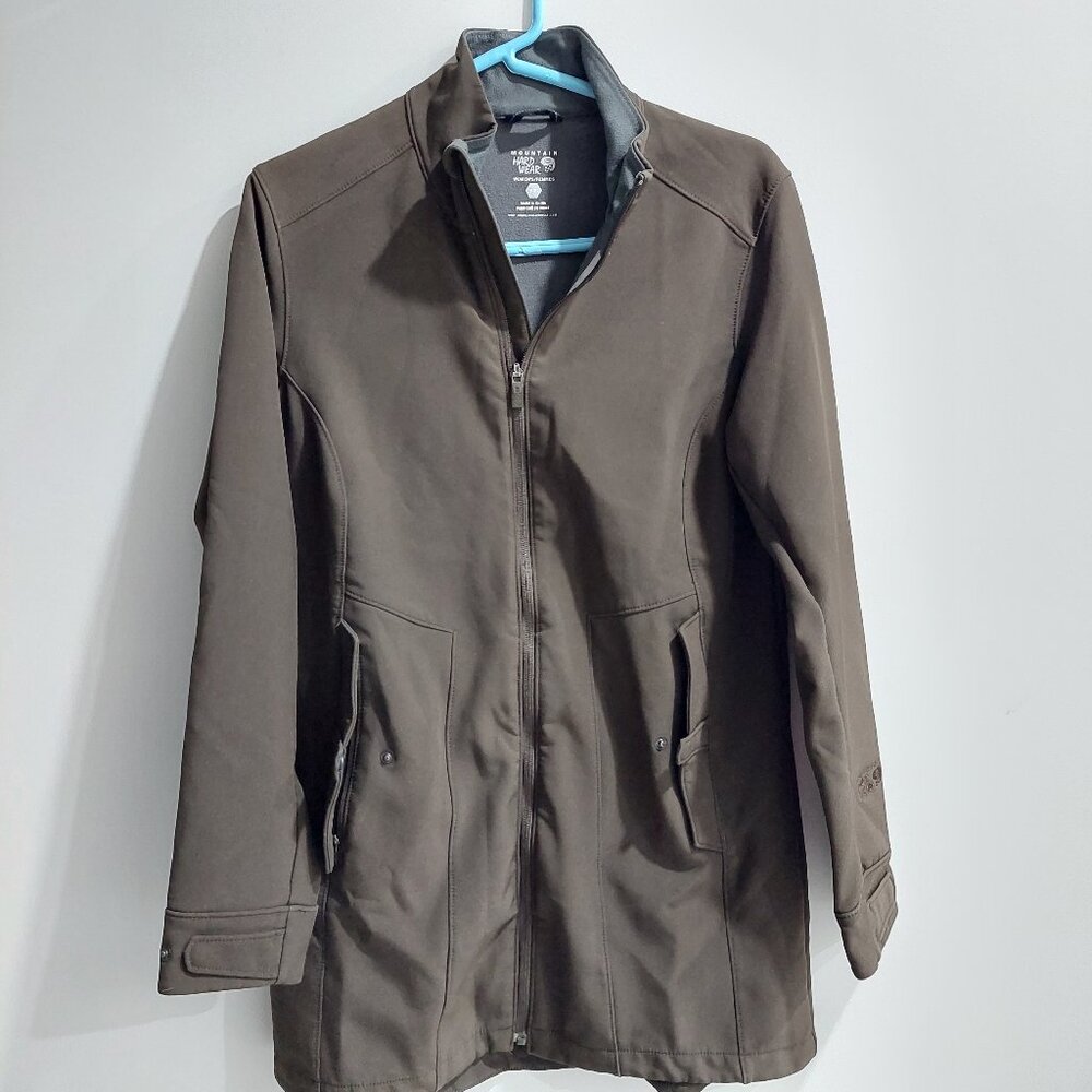 Mountain Hard Wear Celerina Softshell  Long Jacket Coat Women's S